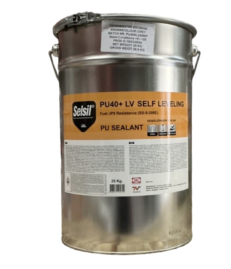 SELSIL SELF-LEVELING PU SEALANT  /  25KG